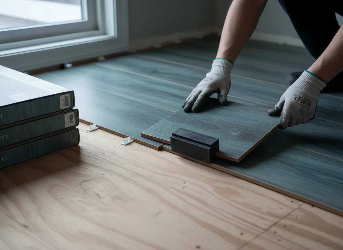 Luxury Vinyl Plank Installation company in Mcclusky, ND